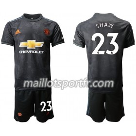 Maillot de Foot Manchester United Shaw 23 Enfant Troisieme 2019/20